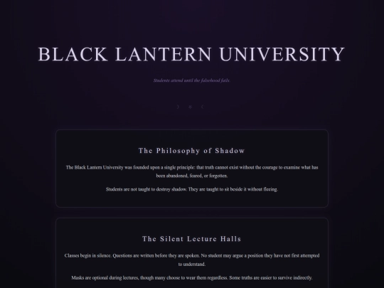 Web-Pages/black-lantern screenshot