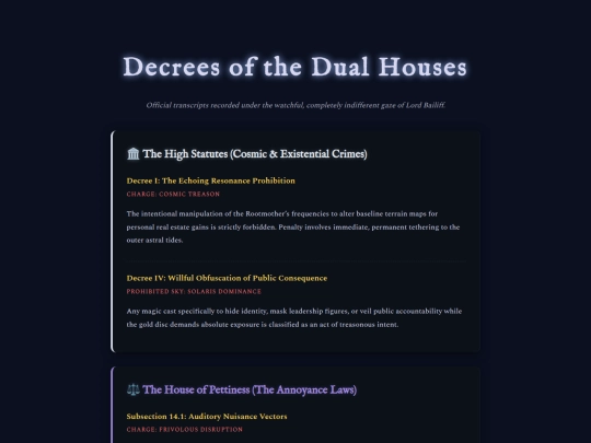 Web-Pages/pettylaws screenshot