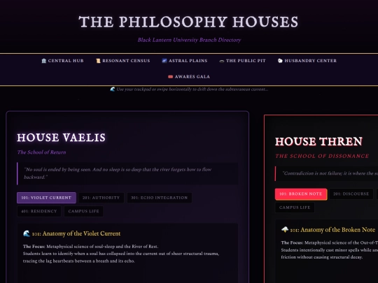 Web-Pages/philosophy-houses screenshot