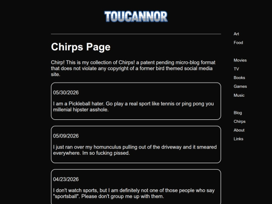Chirps screenshot