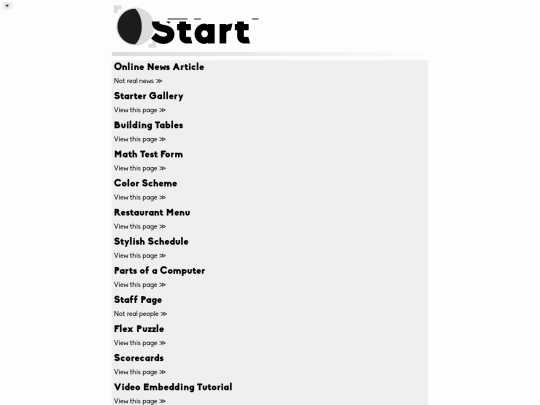 index screenshot
