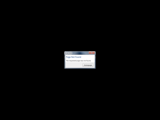not_found screenshot