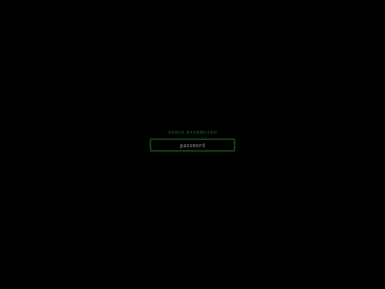 admin screenshot