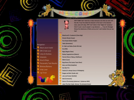 about me/kins/kins screenshot