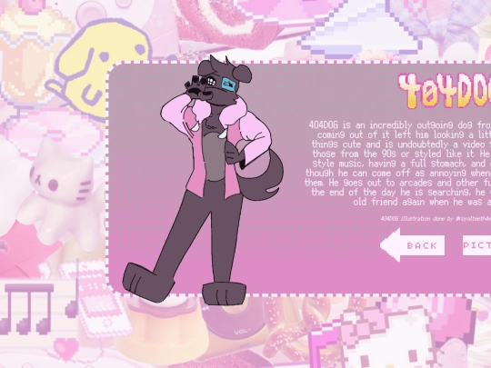 SPECIMEN/404DOG screenshot