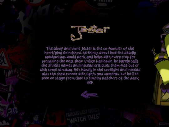 SPECIMEN/JESTER screenshot