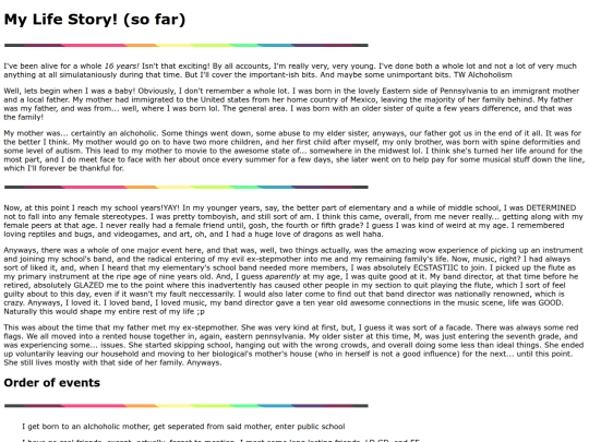 LifeStory screenshot