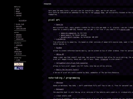 resources screenshot