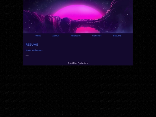 Resume screenshot