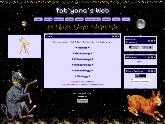 sub-pages/other-sub-pages/links screenshot