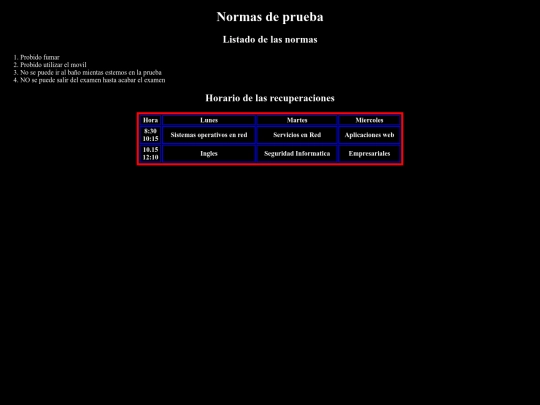 Normas/prueba screenshot