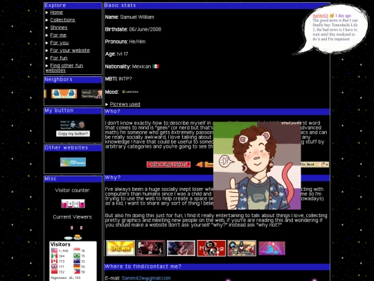 Aboutme screenshot