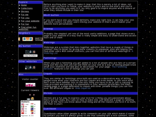 Websiteideas screenshot