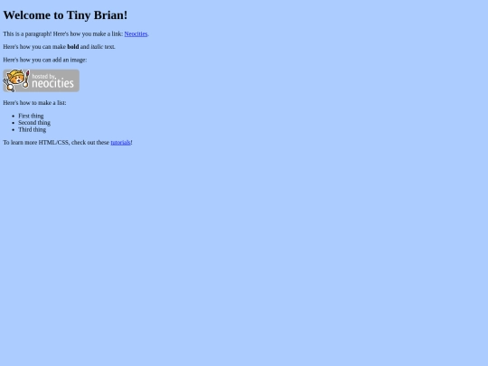 index screenshot