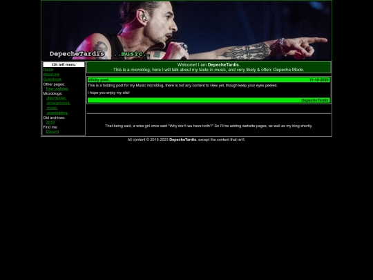 blog-music screenshot
