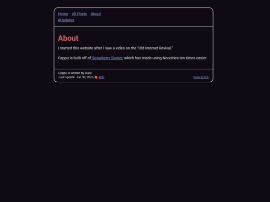 info/about screenshot