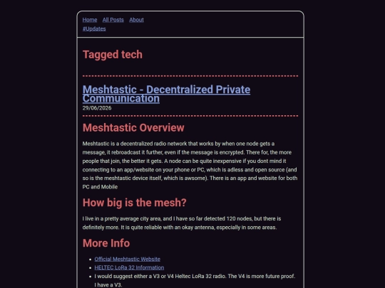 tags/tech screenshot
