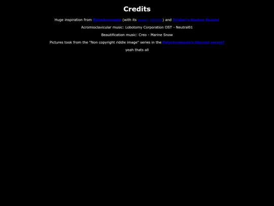 credits screenshot