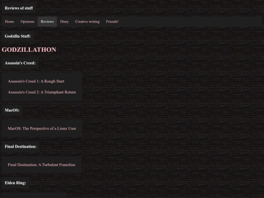 reviews screenshot