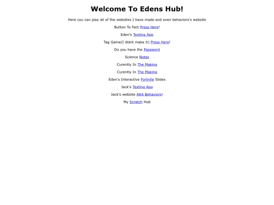 Hub screenshot