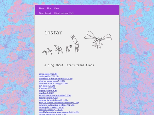 blog screenshot