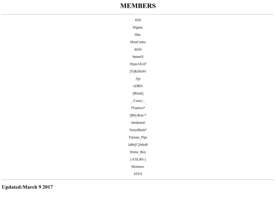 Members screenshot