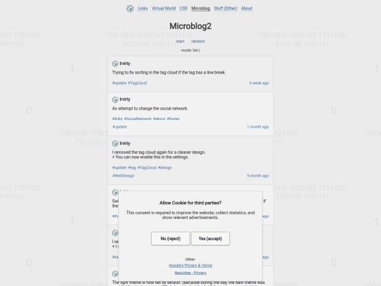 pages/microblog2 screenshot