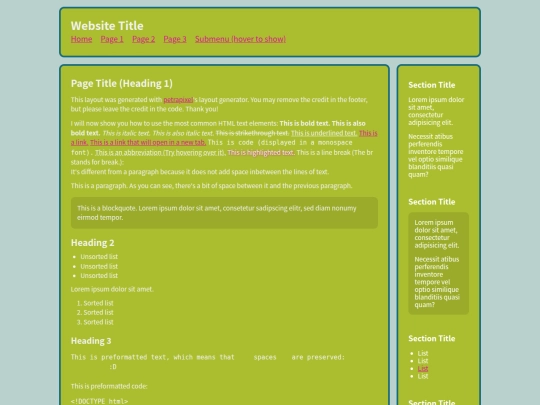 index screenshot