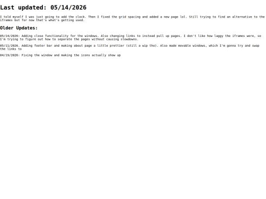 updates screenshot