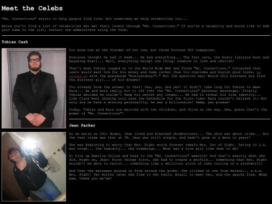 celebrities screenshot
