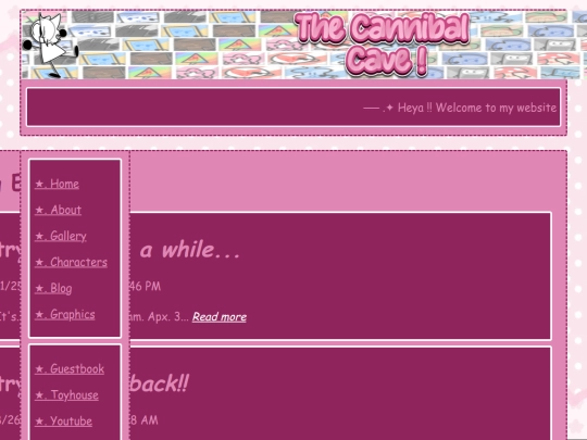 blog screenshot