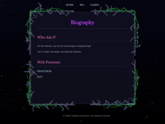 bio screenshot