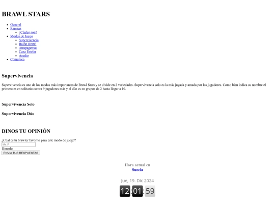 Supervivencia screenshot