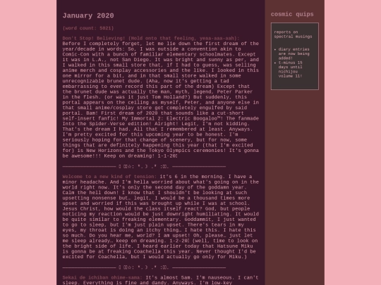posts/January2020entries screenshot