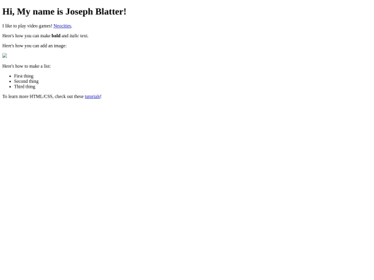 index screenshot
