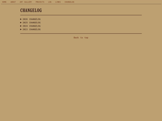 changelog screenshot