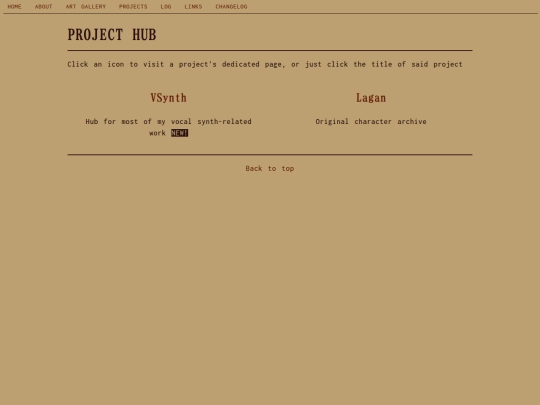 projects screenshot