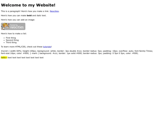 index screenshot