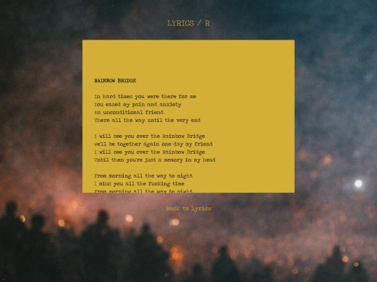 lyrics-r screenshot