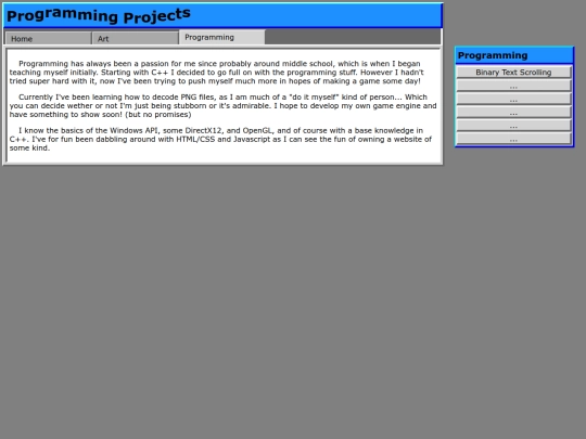 Programming/Programming-Homepage screenshot
