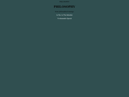 philosophy screenshot