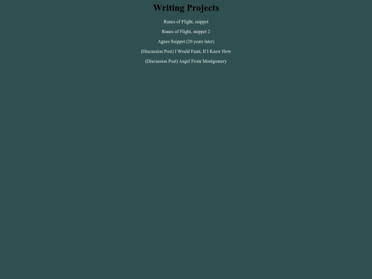 writing screenshot