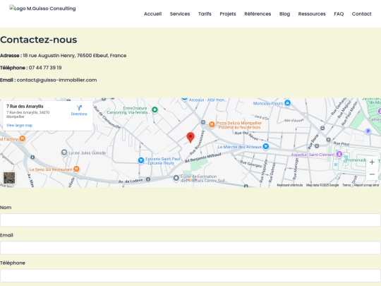 contact screenshot