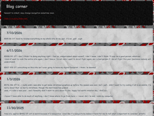 blogging screenshot