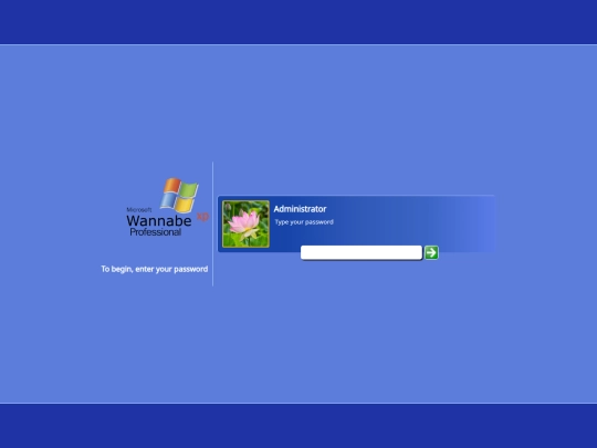 login screenshot