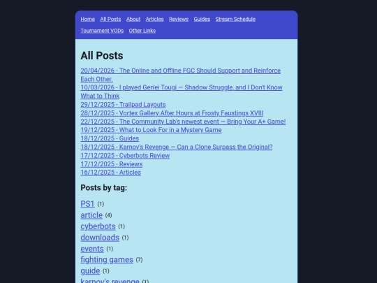 info/all_posts screenshot