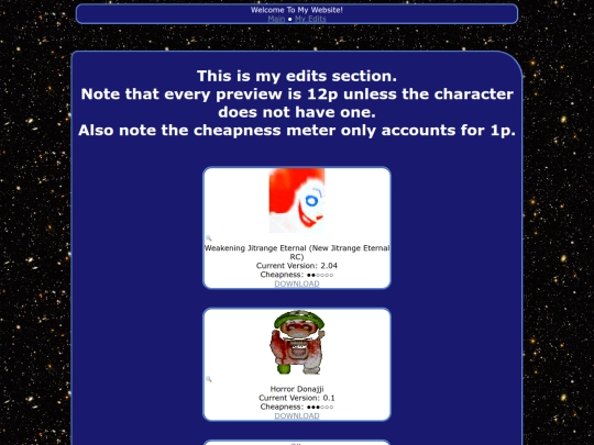 chars screenshot