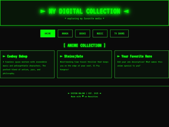 index screenshot
