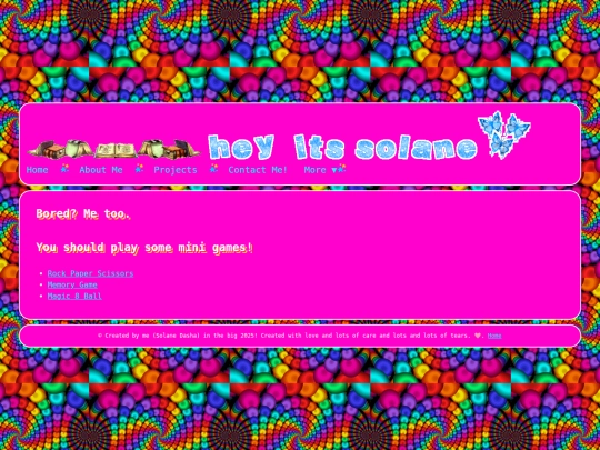 mini-games screenshot