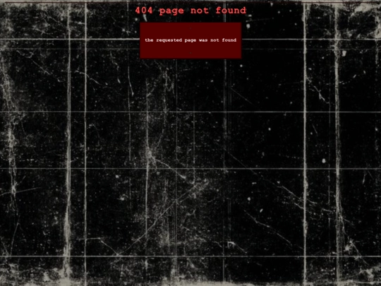 not_found screenshot